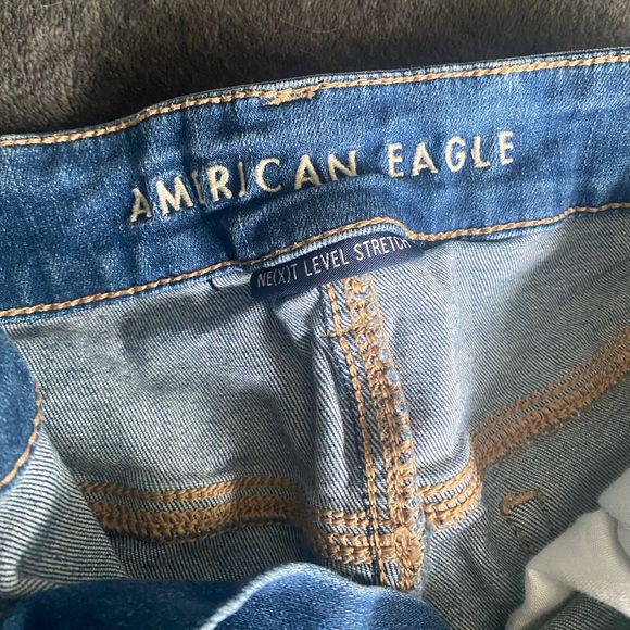 AE Hi-Rise Shortie Size 10 High Rise Shorts Ne(x)t Level Stretch - Picture 6 of 6